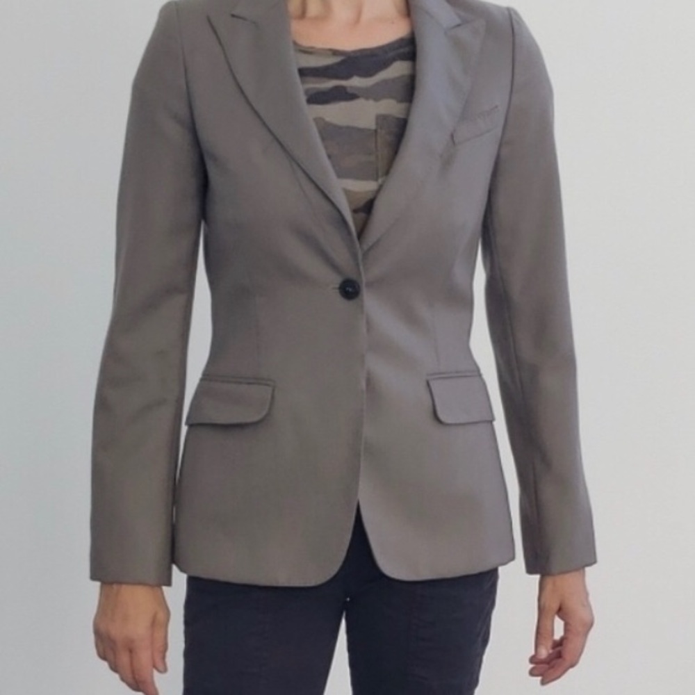 High End Gray Blazer